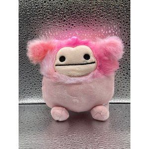 Caparinne the Pink Big Foot Kellytoy Squishmallow Keychain Clip-On 3.5" NWT